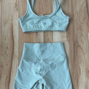 Aritzia Sky Blue Activewear Set